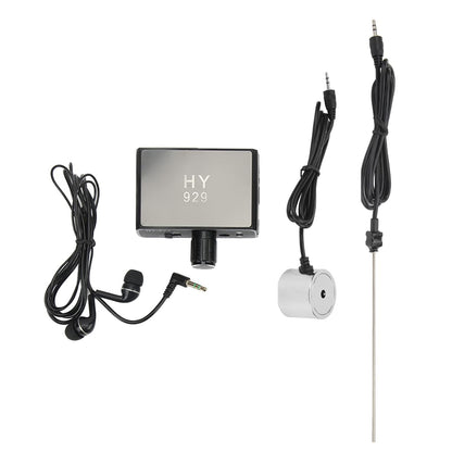 Water Leakage Detection, Underground Water Pipe Leak Detector Monitor with Dual Probe and Headphone Sound Adjustable Intensifier for Construction Site Pipeline Detection (US Plug)