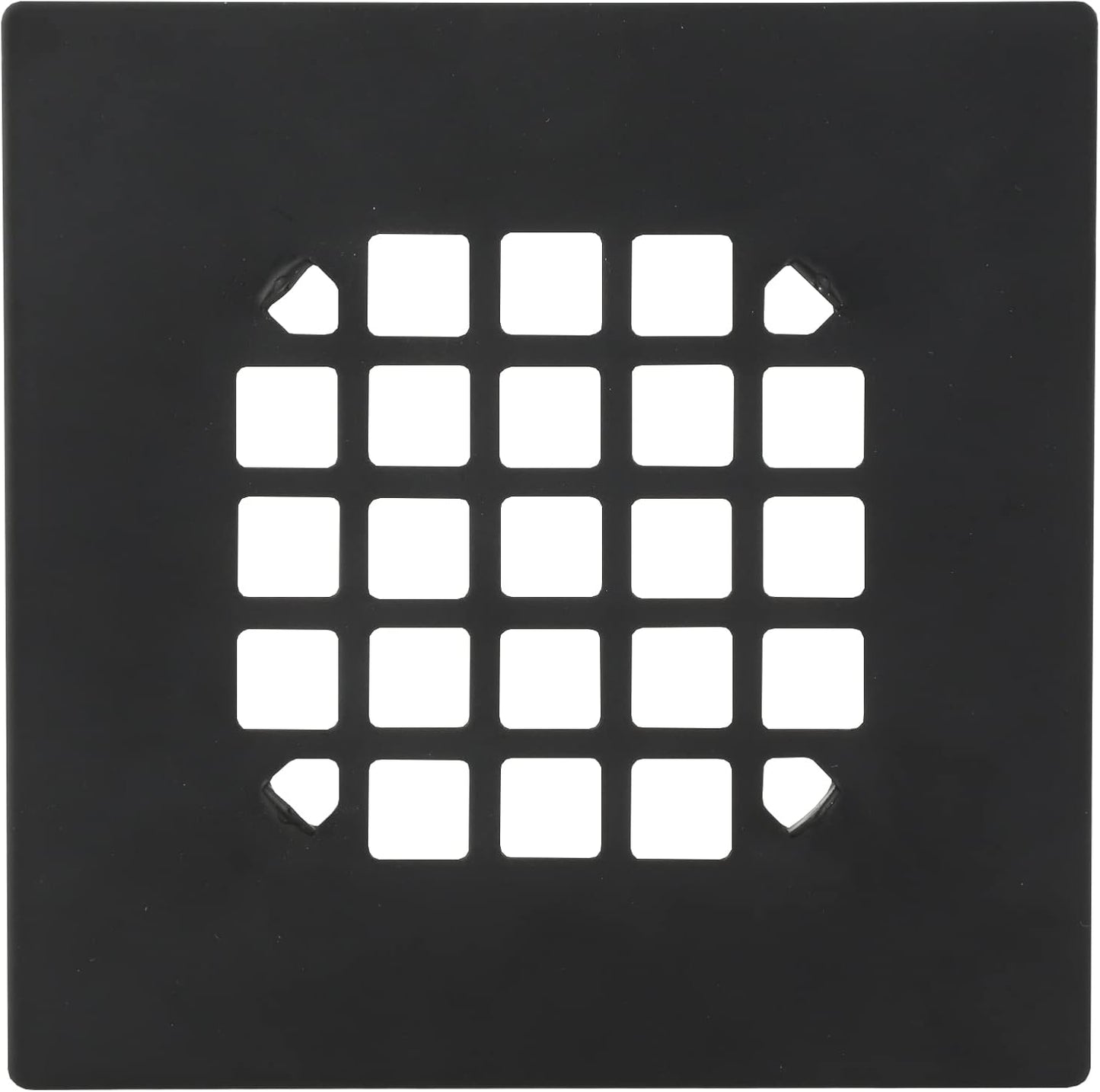Danco Snap-in Shower Drain Cover with in-Drain Hair Catcher, 4-1/4" Round, White Strainer, (10533)