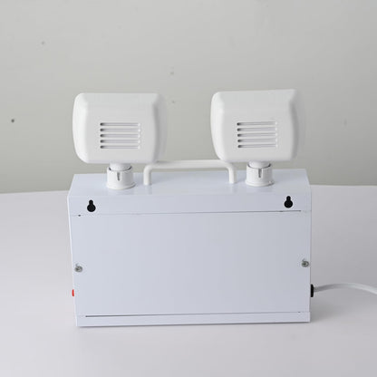 Plug in Emergency Lights for Business Home Power Failure 4Hours 300lm LED Commercial Emergency Light Fixtures with Battery Backup Rechargeable Adjustable Two Heads AC85-277V