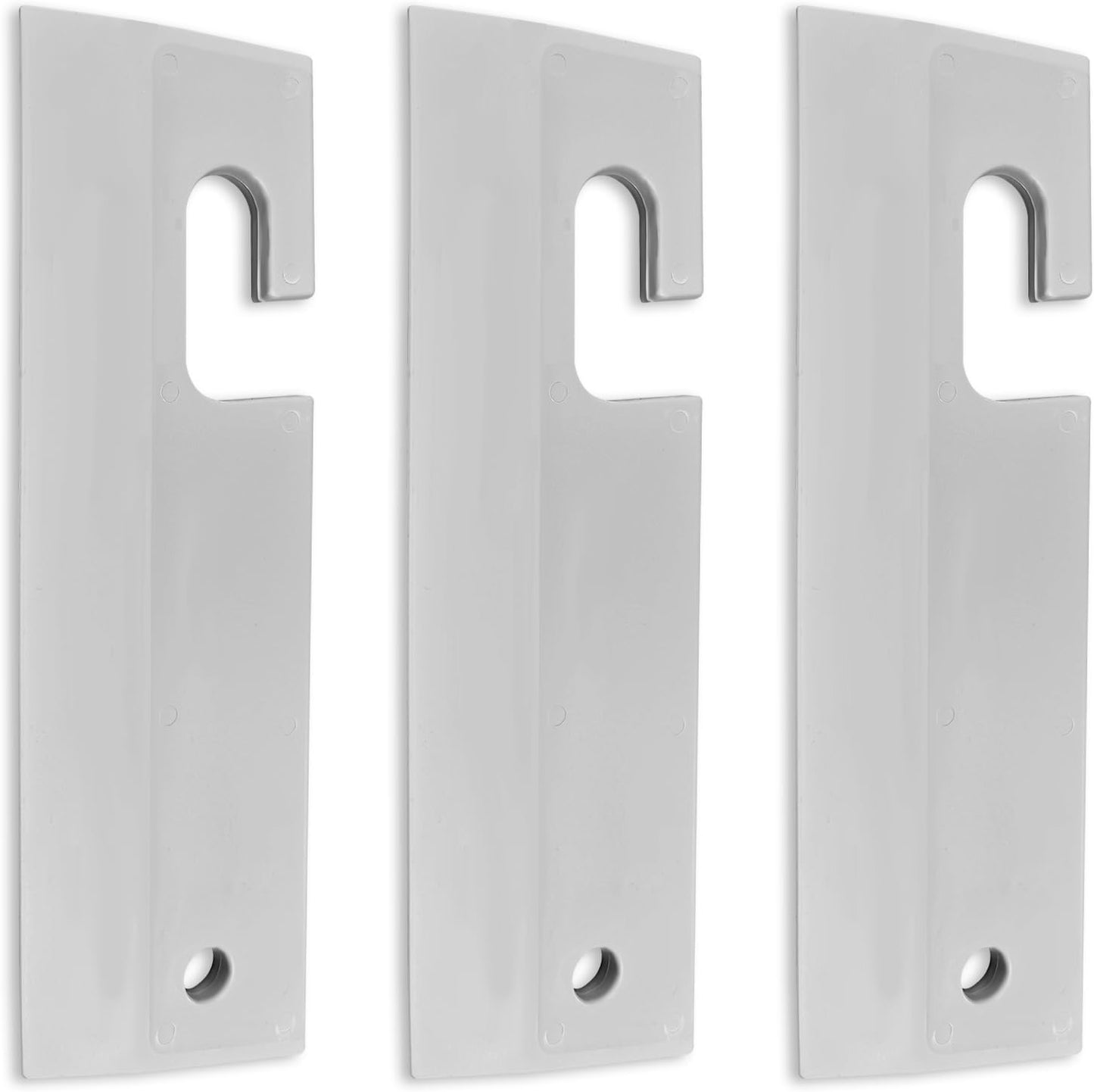 3 Pieces Mini Soft Silicone Window Squeegee, Hand Water Scraper with Hanging Hole, Small Mirror Cleaning Squeegee for Shower Glass Car Bathroom Dink Countertop (White)