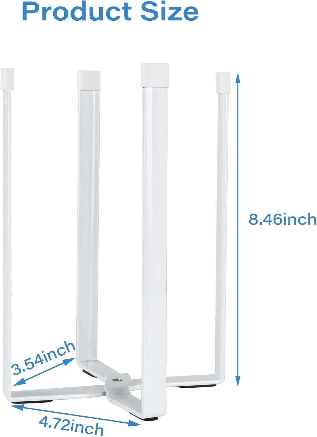 Kitchen Stand Holder, Plastic Bag Drying Rack, Multifunctional Countertop Cups Bottles Drying Rack for Plastic Bags, Bottles and Cups, Shelf Trash Bag (Black)