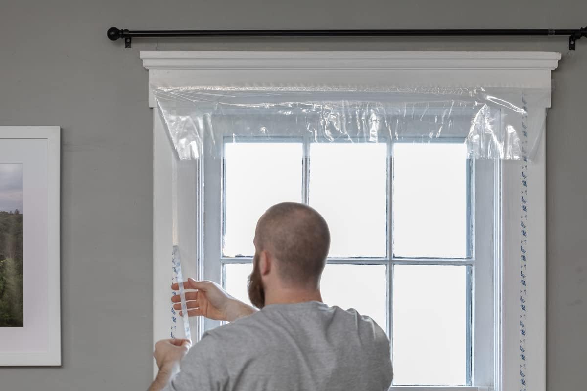 Duck 286218 Extra Large Patio Door Shrink Film Window Insulation kit, 1, Crystal Clear