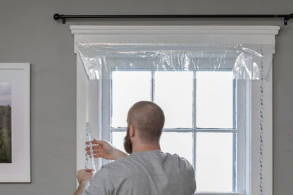Duck 286218 Extra Large Patio Door Shrink Film Window Insulation kit, 1, Crystal Clear