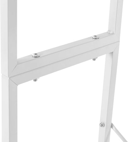 Over The Washer and Dryer Storage Shelf, 3-Tier Floor-Standing Storage Rack Metal Utility Organizer for Laundry Room Bathroom Kitchen