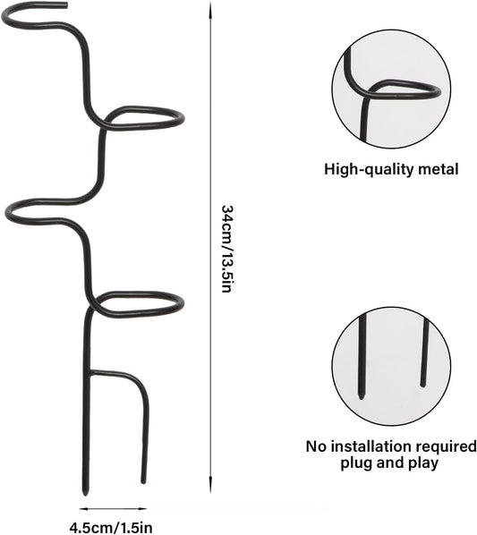 3PCS Indoor Plant Support – Durable Metal Garden Stakes for Monstera, Flowers & Herbs – 12.6 Inch Trellis for Indoor & Outdoor Plants, Easy-to-Use Support Structures
