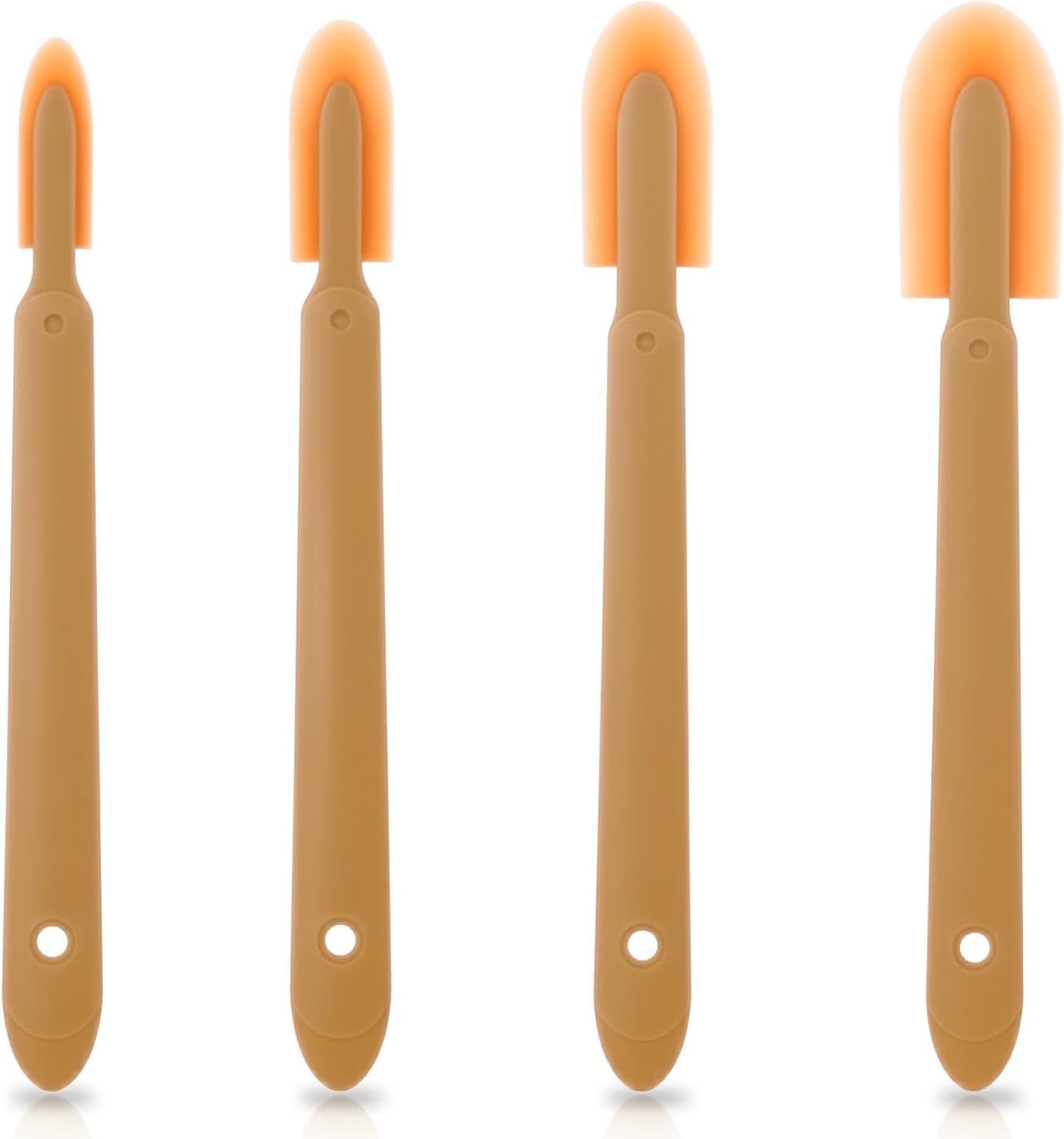 Rubber Caulking Tool, 4PCS Multi Size Flexible Silicone Caulking Tools Finishing Set with Caulk Smoother, Caulk Remover Tool, Caulks Smoothing Tools for Corners, Gaps & Seams