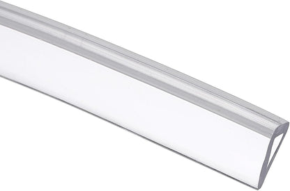 uxcell Clear Edge Trim, 13.1Ft Silicone U Channel Edge Protector, Edges Guards Fits 1/32"-3/32" for Car Doors Sheet Metal Parts (3/16" W x 3/8" H)