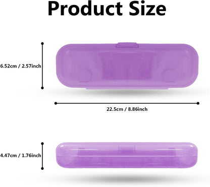 Newly upgraded toothbrush travel case, suitable for Oral-B/Oral-B Pro/Philips Sonicare/Aquasonic toothbrush, travel electric toothbrush box(black)