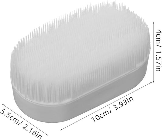 Artibetter Soft Bristle Laundry Brush Shoe Cleaning Brush for Household Use White Multi-Function Fabric Stain Remover for Dorm for Travel