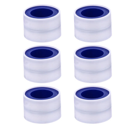 Holibanna 12 Rolls PTFE Thread Sealant Tape for Pipe Joints and Pipes Easy to Use Plumbing Tape that Prevents Leaks for Home and Industrial