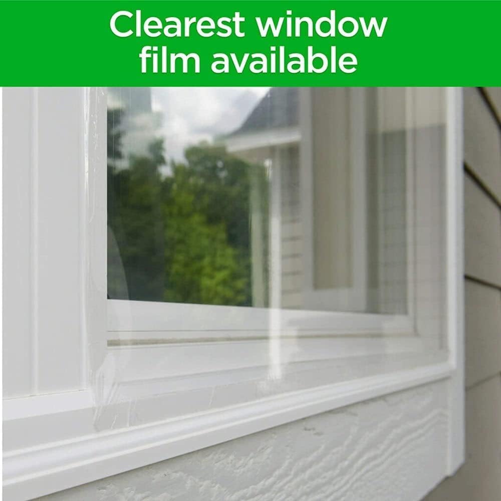 3M Outdoor Patio Door Clear Insulation Kit, Heat or Cold Window Insulation Kit for Large Windows and Sliding Doors, 1-Door Kit, 7 ft. X 9.3 ft.
