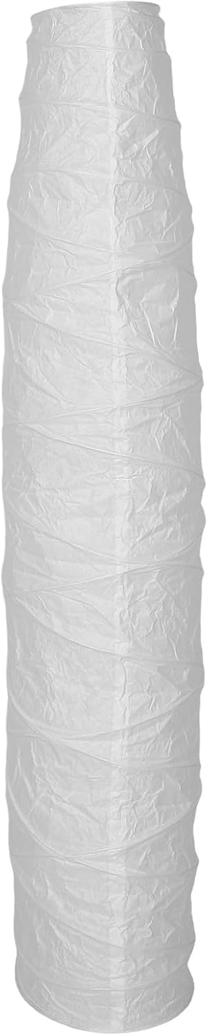 VICASKY Japanese Paper Floor Lamp Shade Replacement, Foldable Standing Lampshade Cover Paper Floor Light Cover Accessories for Living Room Office Home Hotel Bedside