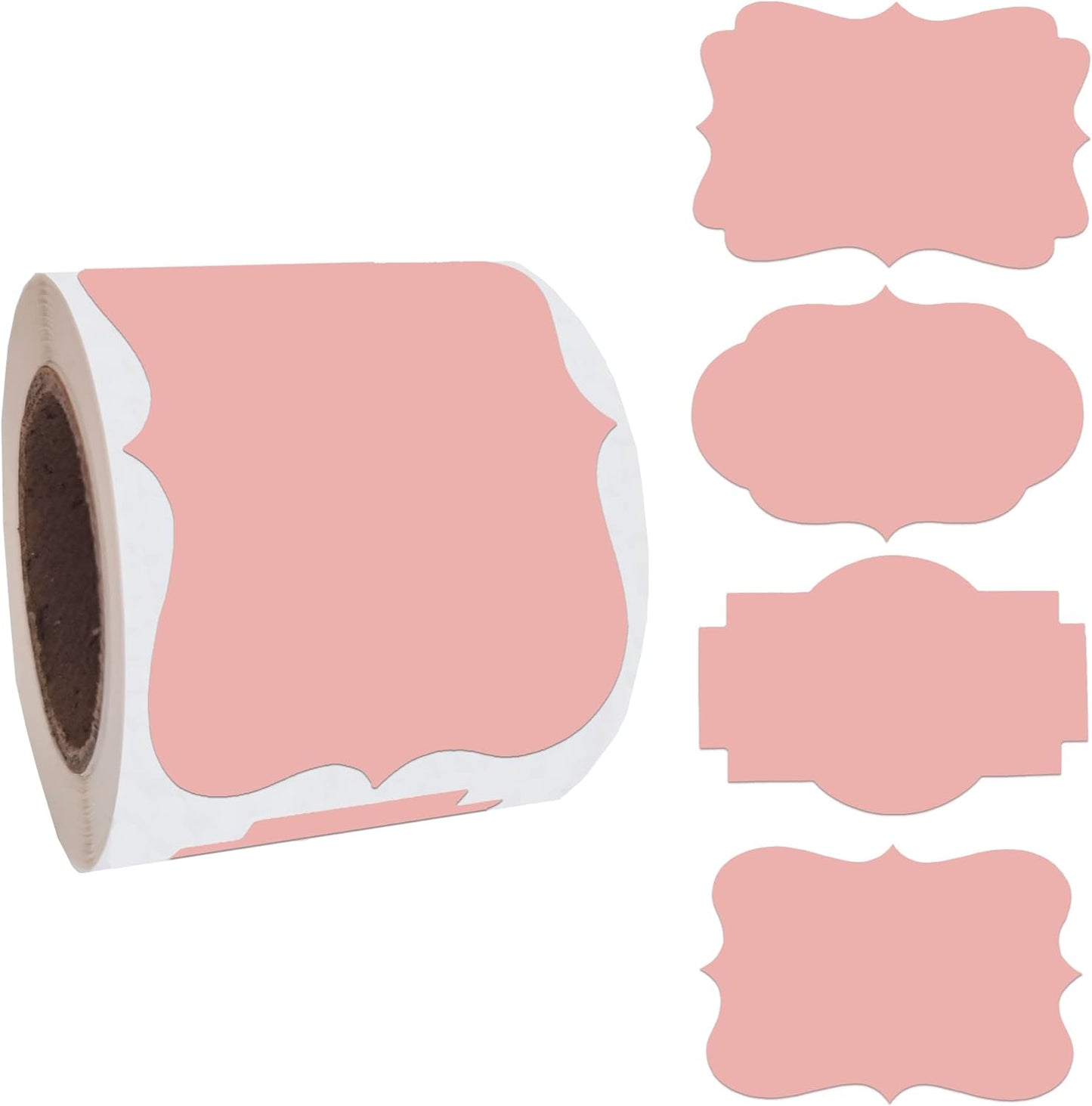2" x 3" Kraft Label Stickers Writable Gift Labels, 200PCS Self-Adhesive Brown Labels for Essential Oil Bottle, Jars, Food Storage or Gift Decoration