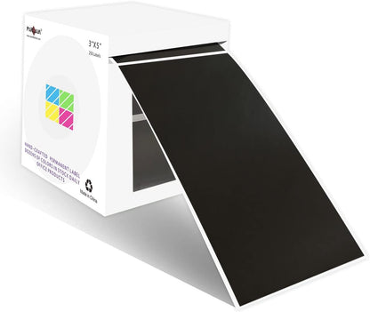 PARLAIM 3 X 5 Inch Rectangle Adhesive Color Coding Stickers,Square Inventory Stickers -250 Per Dispenser Box (Fluorescent Green)