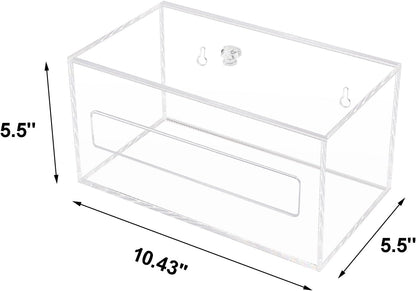 Trash Garbage Bag Roll Holder Dispenser Wall Mount Acrylic Storge Organizer