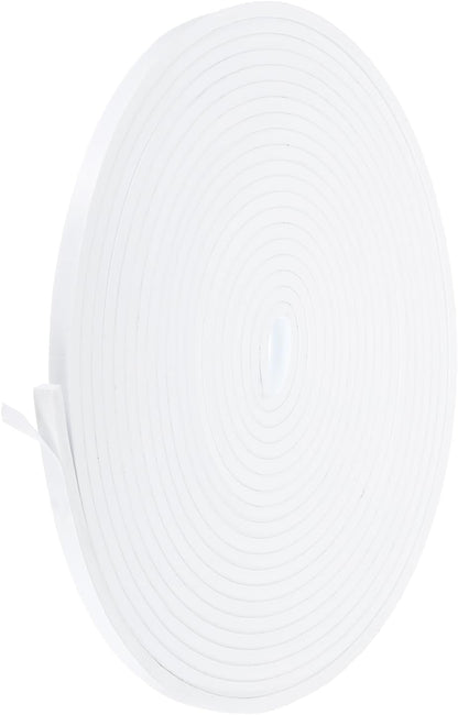 PATIKIL Weather Stripping Door Seal Strip, 3/8 Inch x 1/4 Inch x 32 Ft Self Adhesive Soundproof High Density Foam Tape Insulation for Door Window Air Conditioning, White - Colors B