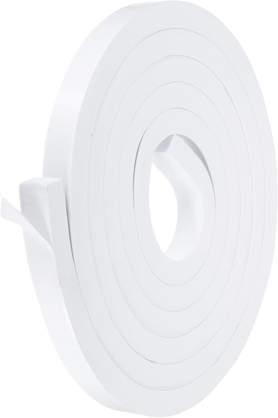 PATIKIL Weather Stripping Door Seal Strip, 3/8 Inch x 1/4 Inch x 32 Ft Self Adhesive Soundproof High Density Foam Tape Insulation for Door Window Air Conditioning, White - Colors B