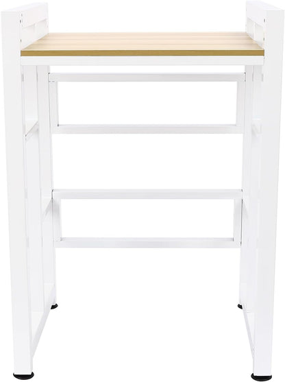 Over Washer and Dryer Shelves,Dryer Storage Shelf,3 Tiers Laundry Room Storage and Organizer Standing Shelf,Height Adjustable Laundry Room Shelves, Load-Bearing Capacity 22lbs (Log)