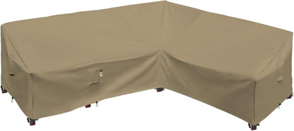 Patio Deck Box Cover, 63x30 Inch Fire Pit Covers with Straps and Handles, Waterproof Heavy Duty Outdoor Furniture Winter Cover for Keter, Suncast, Lifetime Container