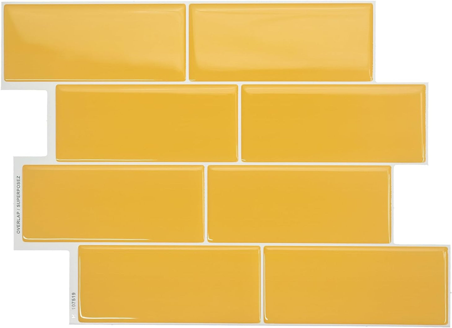 Smart Tiles Peel and Stick backsplash, Subway Teal Green, 11.55"x8.38" | Pack of 5 (2.8 sq ft), Glossy, Heat/Moisture Resistant, Low VOC, Kitchen/Bathroom, Renter Friendly, Made in Canada