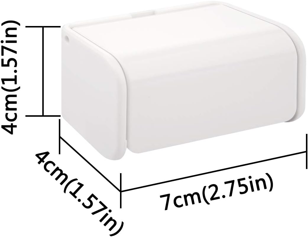 Toothbrush Holder Wall Mounted with Cover, Self Adhesive Toothbrushes Holder Perfect for Dorm Bathrooms and Shower, Holds 2 Toothbrushes