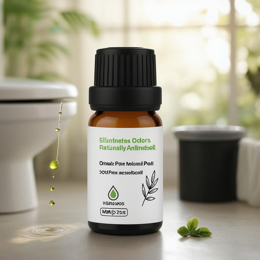 Deodorizing Essential Oil Blend,Essential Oil Toilet Spray Drops Bathroom Odor Eliminator Spray Alternative Toilet Deodorizer Trash Can Deodorizer Before You Go Plant-Based 6-Pack (10 ml Each)