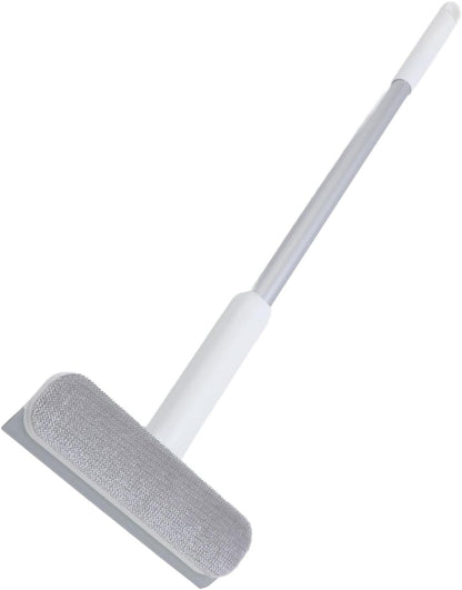 Double Sided Screen Brush Tool with Detachable Head for Efficient Window Cleaning At Home, PP and Aluminum Alloy Material