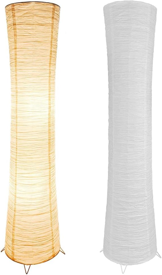 44 Inch Paper Floor Lamp, Floor Lamps for Living Room, Paper Standing Lamp, Room Decoration Festival Lantern Light for Bedroom Living Room Kids Dorm Coffee
