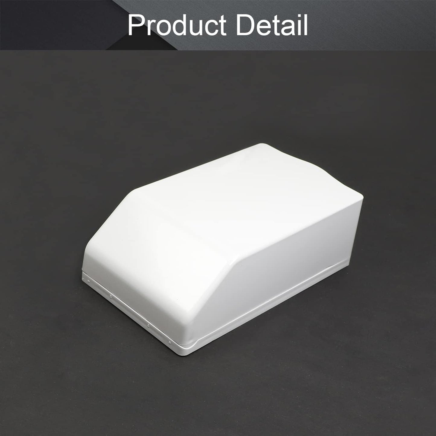 Fielect Weatherproof in Use Outlet Cover Plug Receptacle Protector for Retrofit Siding Construction White 120 Type 137x145x48mm 3Pcs