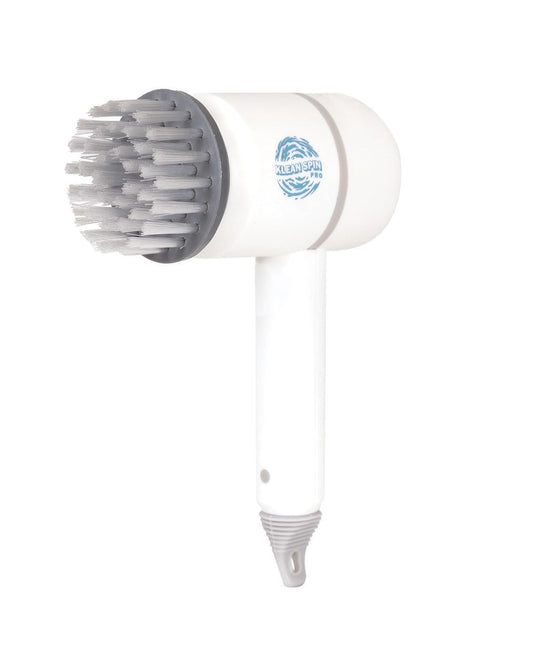 Klean Spin Cordless Electric Cleaning Brush – Rechargeable Handheld Power Scrubber for Bathroom, Kitchen, Tile & Grout – Includes 4 Interchangeable Brush