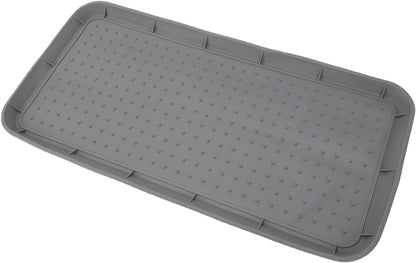 SUNGOOYUE Boot Trays for Entryway Boot Tray, 30X15 Inch Mat for Mud Snow Rain By Entryway Door Nan (Grey)