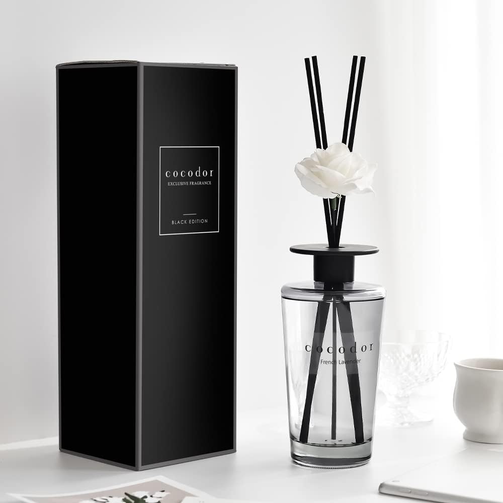 COCODOR Signature Reed Diffuser Set/Refreshing Air / 6.7oz /1 Pack/Home Fragrance Diffuser, Oil Scent Diffuser for Bathroom Shelf Decor