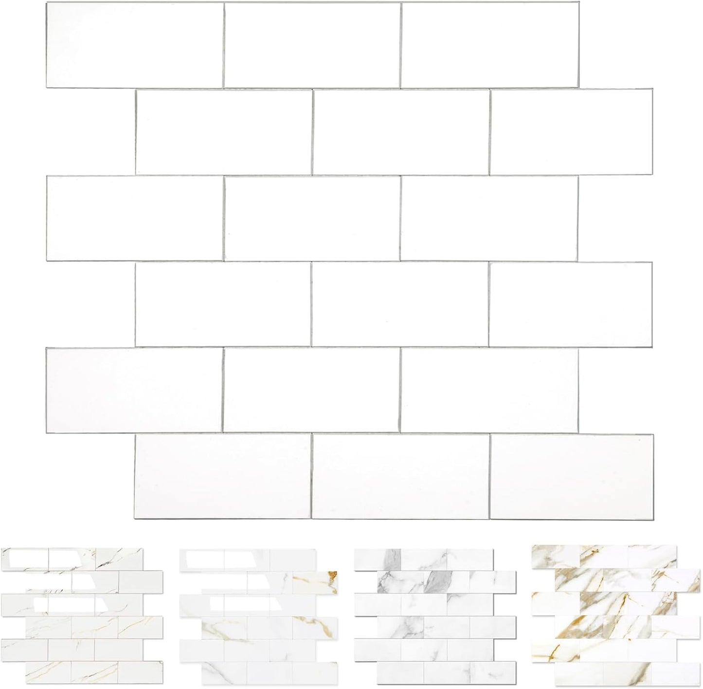2026 New Upgrade Peel and Stick Backsplash Tile, Peel and Stick 11.34" X 11.57" Wall Tile for Kitchen, Bathroom, Fireplace, Laundry (Beige Ecru, 10 Packs)