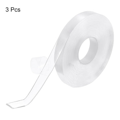 HARFINGTON Double Sided Nano Tape 10FT x 2" x 0.04" Multipurpose Removable Clear Mounting Tape Washable Waterproof Picture Hanging Adhesive Strips for Walls Carpets Posters Decor