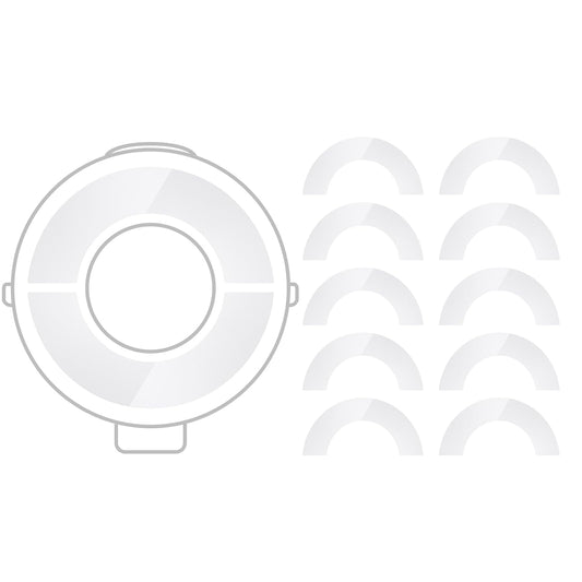 5 Pairs Replacement Transparent Tape for Stove Knob Safety Covers, Strong Acrylic Adhesive for Child Proof Stove Knob Covers, Premium Double Sided Tape for Oven Knob Covers - Universal Fit/No Wobbling