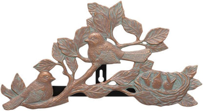 Whitehall Products Chickadee Hose Holder, Copper Verdi