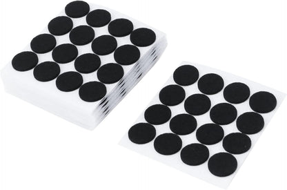 Antrader 1.5 Inch Self-Stick Furniture Round Felt Pads Wood Floor Protectors – Protect Your Hard Floors from Furniture Scratches, Pack of 48, Black