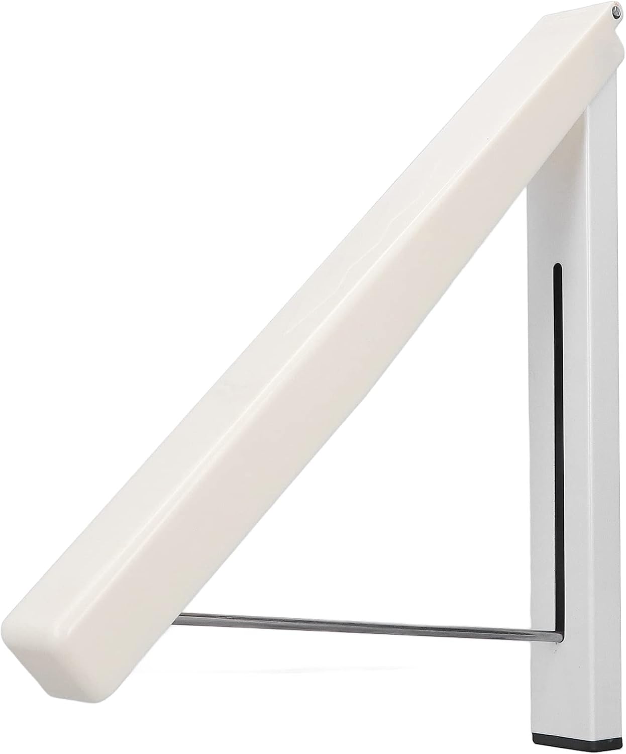 Wall Mounted Drying Rack, Multifunctional Folding Clothes Hanger, Heavy Duty Space Saving Design for Home, Office, Bathroom, Balcony