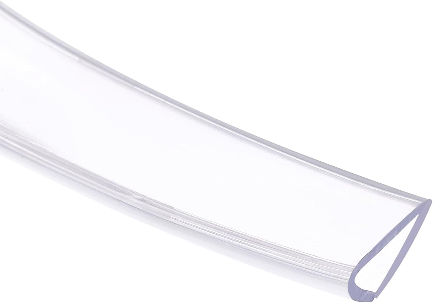uxcell Clear Edge Trim, 13.1Ft Silicone U Channel Edge Protector, Edges Guards Fits 1/32"-3/32" for Car Doors Sheet Metal Parts (3/16" W x 3/8" H)