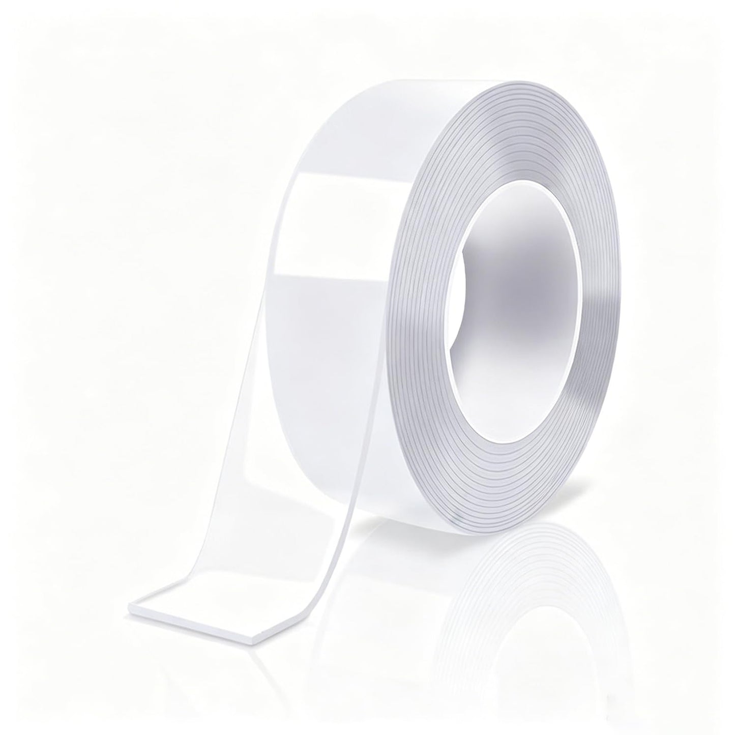 Double Sided Tape Heavy Duty, Nano Tape, Double Sided Mounting Tape, Clear Adhesive Tape for Hanging Picture, Poster, Carpet, Photo Deco, 2 Rolls, 16.5 Feet Per Roll