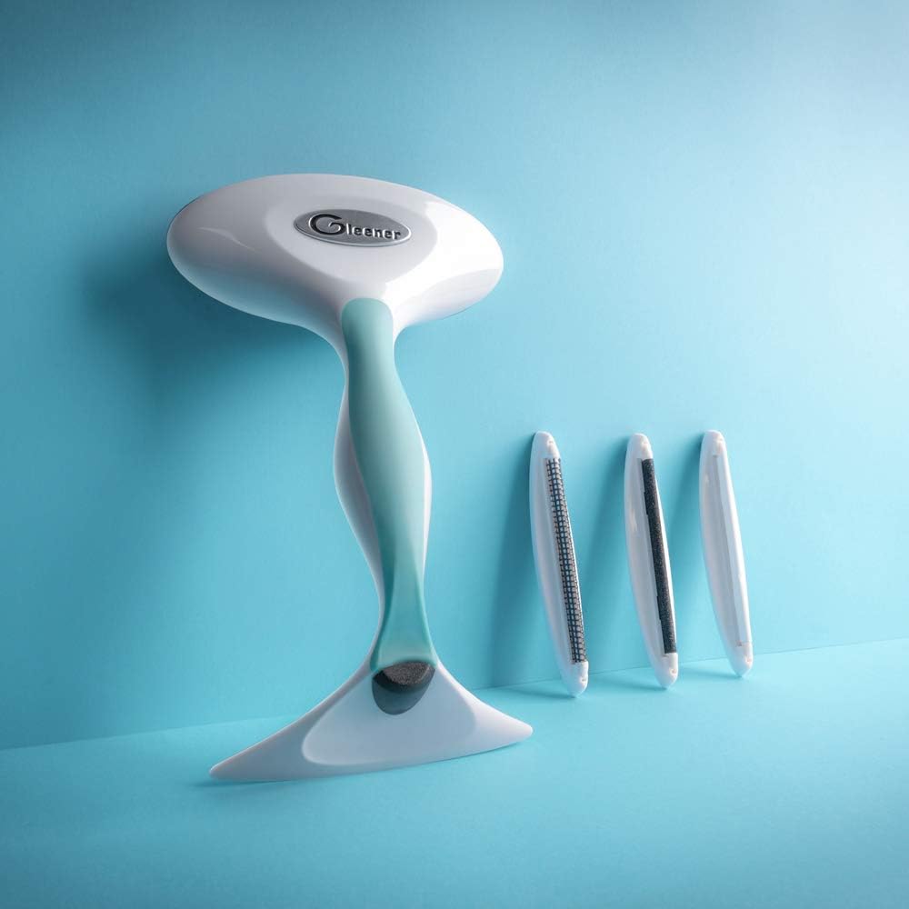 GLEENER Battery-Free 4-in-1 Fabric Shaver & Lint Brush | Ultimate Fuzz Remover | Adjustable Depiller Lint Remover for Clothing & Furniture (Slate Blue)