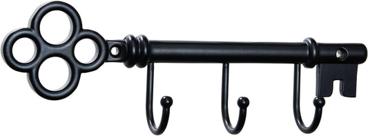 Classic Wall Mounted Key Holder Hook Rack, Vintage Key Rack for Entryway (Gold)