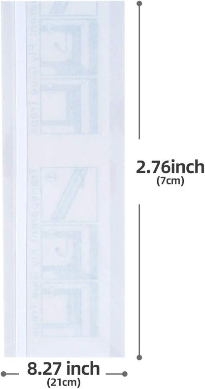 Kensizer 30-Pack Window Fly Traps for Indoors, House Fly Trap | Fruit Fly Traps for Indoors, Paper Sticky Strips, Fly Catcher Clear Windows Trap, House Fly Killer, Lady Bug Traps