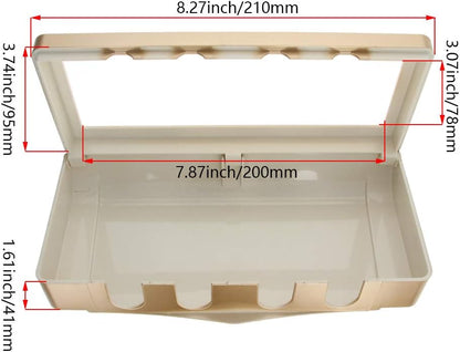 Fielect Weatherproof in Use Outlet Cover Plug Receptacle Protector for Retrofit Siding Construction White 120 Type 137x145x48mm 3Pcs