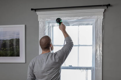 Duck 286218 Extra Large Patio Door Shrink Film Window Insulation kit, 1, Crystal Clear