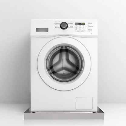 Washing Machine Pan-28" x 30" x 2.5", Heavy Duty 304 Stainless Steel, Washing Machine Tray with Anti-Slip Bottom Pad, Raised Edge Drain Pan, No Hole, Leak Protection for Laundry Room