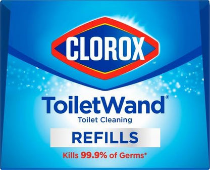 Clorox ToiletWand Toilet Cleaner Refills, Toilet brush, Rainforest Rush, 10 Ct