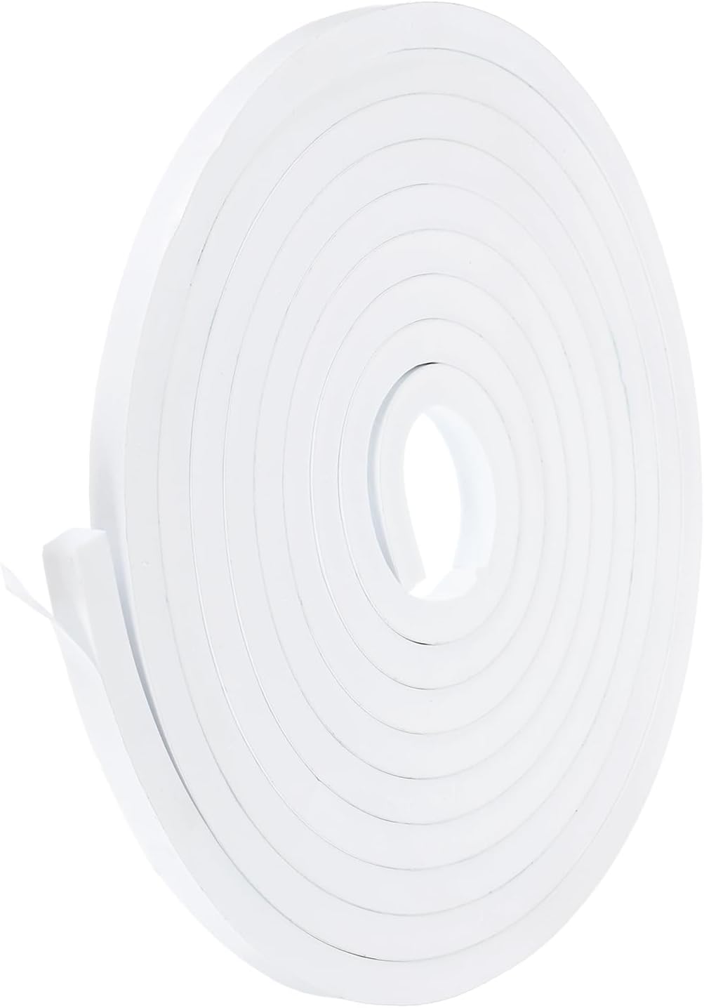 PATIKIL Weather Stripping Door Seal Strip, 3/8 Inch x 1/4 Inch x 32 Ft Self Adhesive Soundproof High Density Foam Tape Insulation for Door Window Air Conditioning, White - Colors B