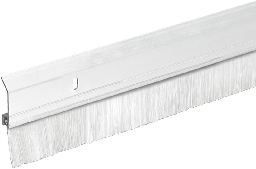 Frost King SB36 2 x 36" Extra Aluminum/Brush Door Sweep, Silver