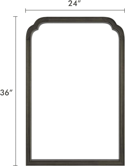 WallBeyond Full Length Mirror Wall Mounted 65"x22", Rustic Wooden Frame Floor Mirror, Large Full Body Mirror for Bedroom, Leaning or Hanging Against Wall, Natural